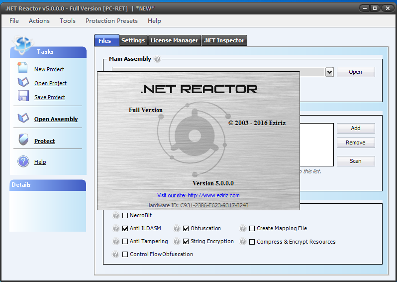 .net混淆加壳保护工具.NET.Reactor.5.0-第0张图片