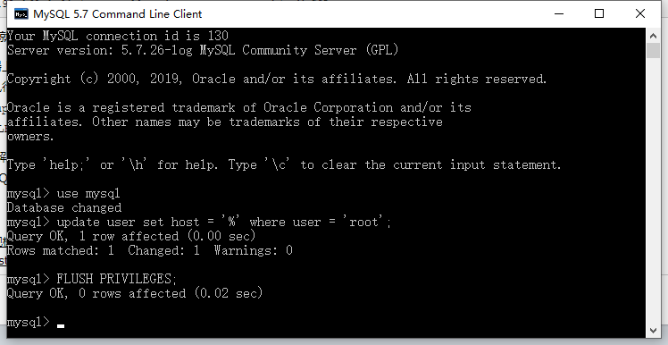 Host is not allowed to connect to this MySQL server问题-第0张图片