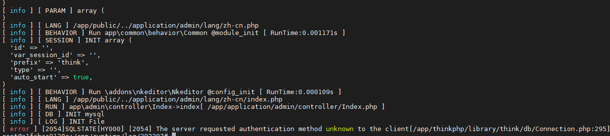 解决MYSQL连接异常：SQLSTATE[HY000] [2054]-第0张图片